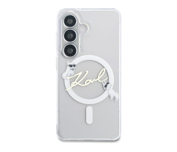 Karl Lagerfeld Etui KC Script MagSafe do Galaxy S26 przezroczysty - 1522713 - zdjęcie 2